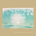 Gute Qualität Kundenspezifische Weihnachtsgruß-Drucken handgemachte kreative Weihnachtskarten
